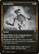 Sacred Fire (DBL-239)  Foil - Innistrad: Double Feature