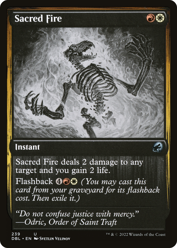 Sacred Fire (DBL-239)  - Innistrad: Double Feature