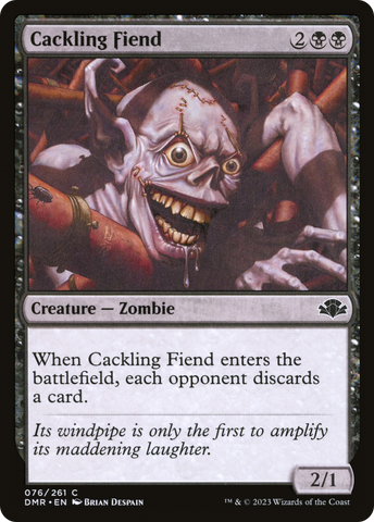 Cackling Fiend (DMR-076)  Foil - Dominaria Remastered