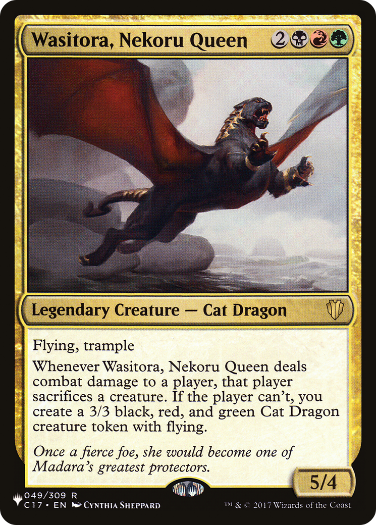 Wasitora, Nekoru Queen (LIST-049/309)  - The List