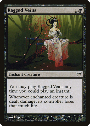 Ragged Veins (CHK-139)  Foil - Champions of Kamigawa