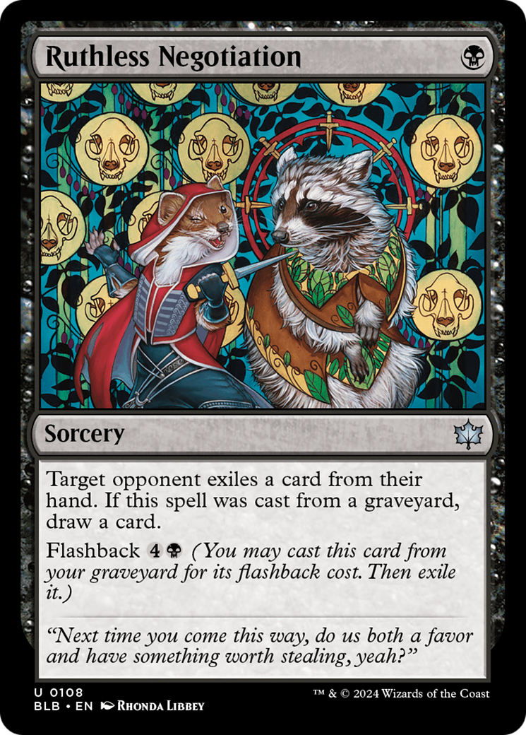 Ruthless Negotiation (BLB-108)  - Bloomburrow