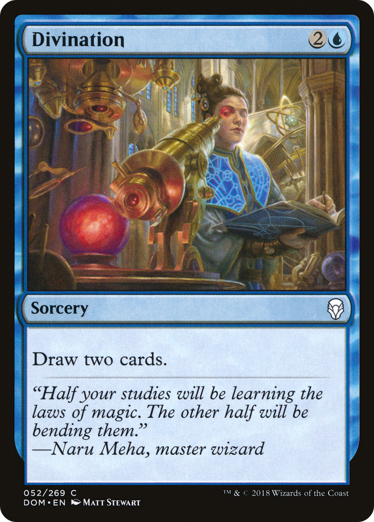 Divination (DOM-052)  Foil - Dominaria