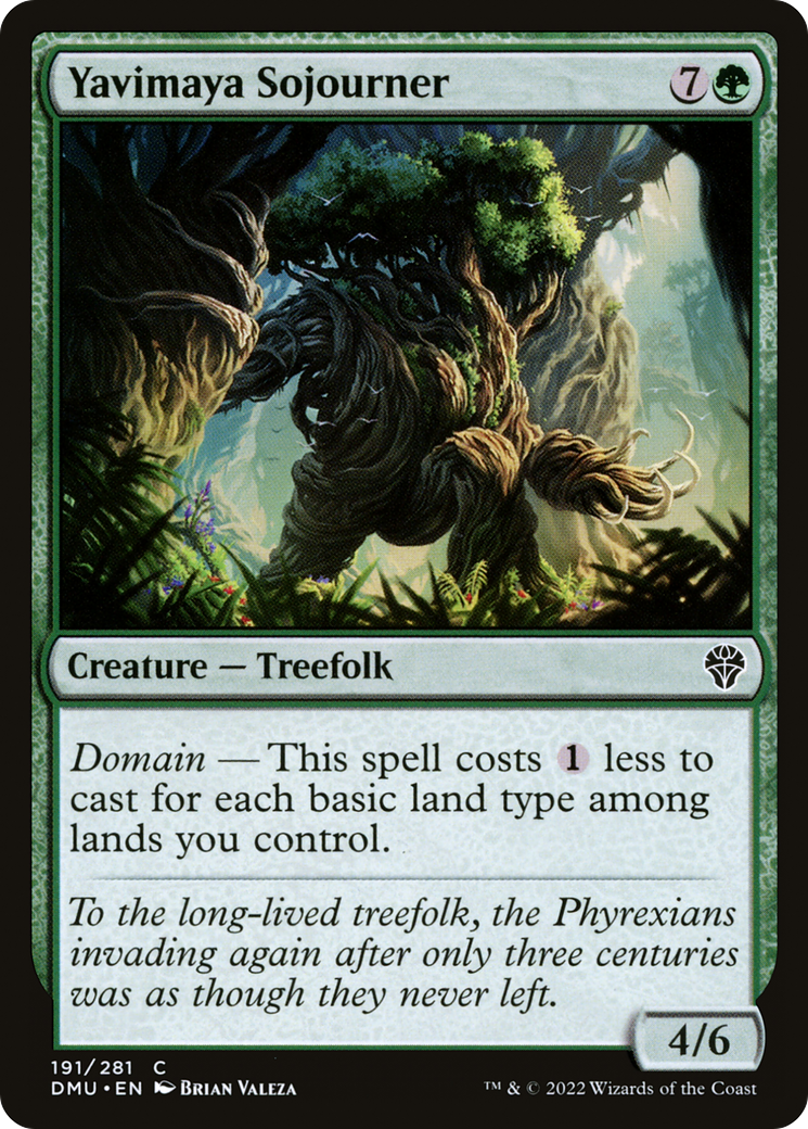 Yavimaya Sojourner (DMU-191)  Foil - Dominaria United