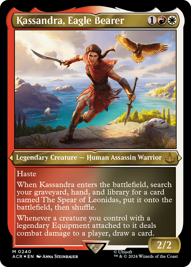 Kassandra, Eagle Bearer (ACR-240)  Etched Foil - Assassin's Creed