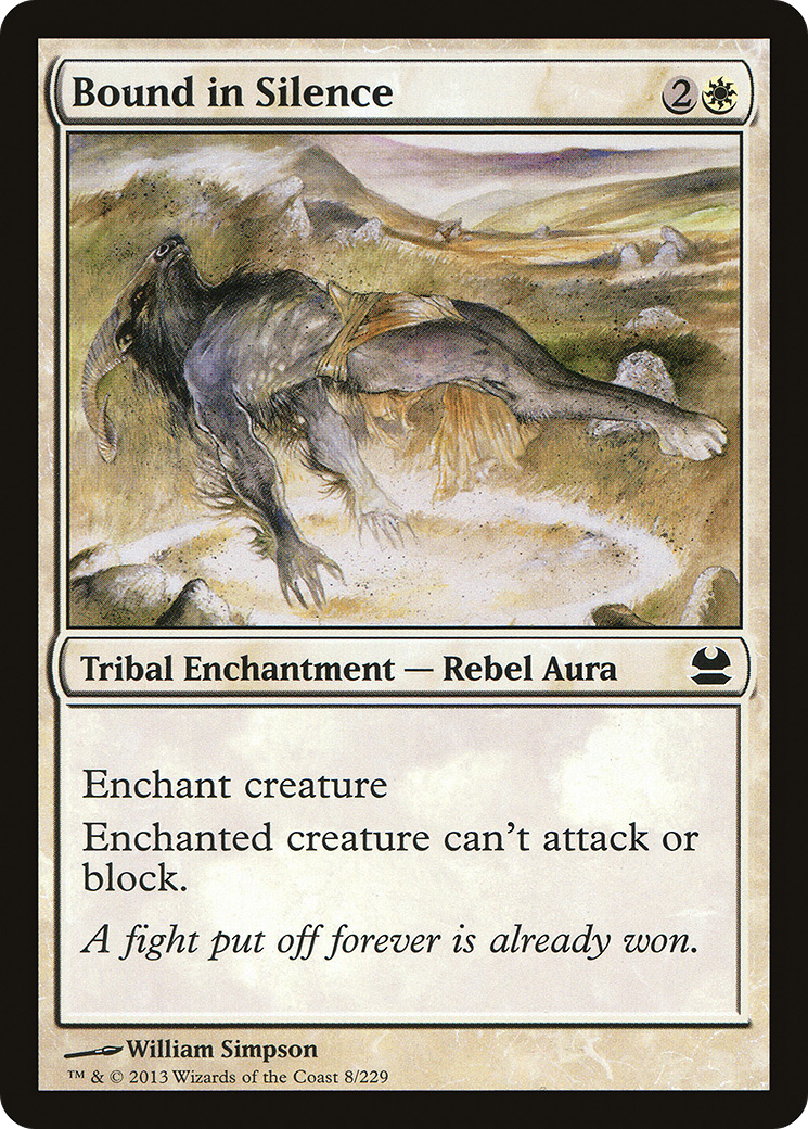 Bound in Silence (MMA-008)  Foil - Modern Masters