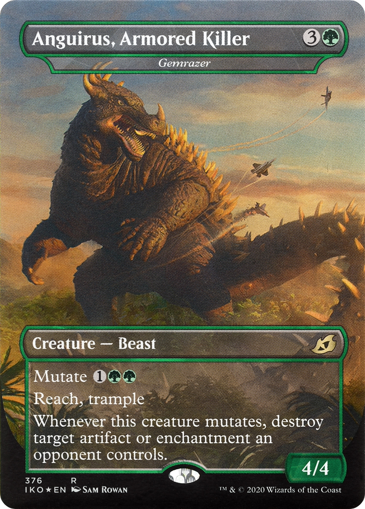 Anguirus, Armored Killer - Gemrazer (IKO-376)  - Ikoria: Lair of Behemoths / Anguirus, Armored Killer (Borderless)