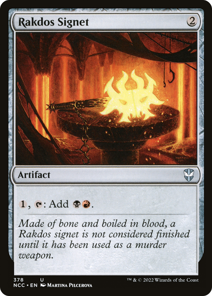Rakdos Signet (NCC-378)  - New Capenna Commander