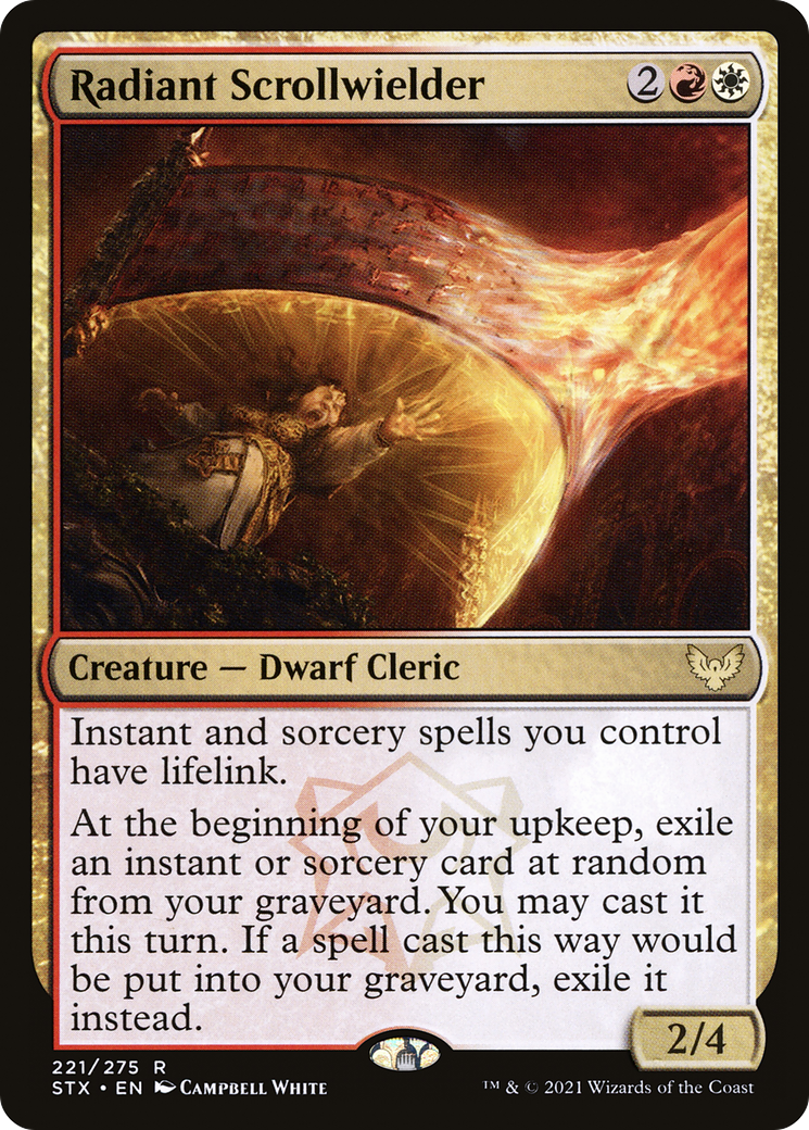 Radiant Scrollwielder (STX-221)  - Strixhaven: School of Mages