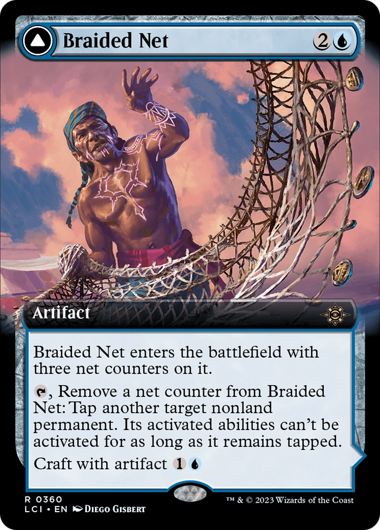 Braided Net (Extended Art) (LCI-360) - The Lost Caverns of Ixalan: (Extended Art)