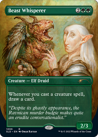 Beast Whisperer (Borderless) (SLD-1099)  - Secret Lair Drop