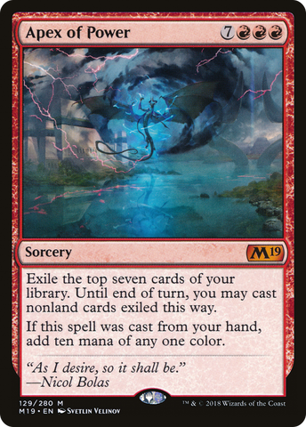 Apex of Power (M19-129)  Foil - Core Set 2019