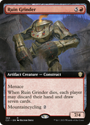Ruin Grinder (Extended Art) (C21-384)  - Commander 2021: (Extended Art)