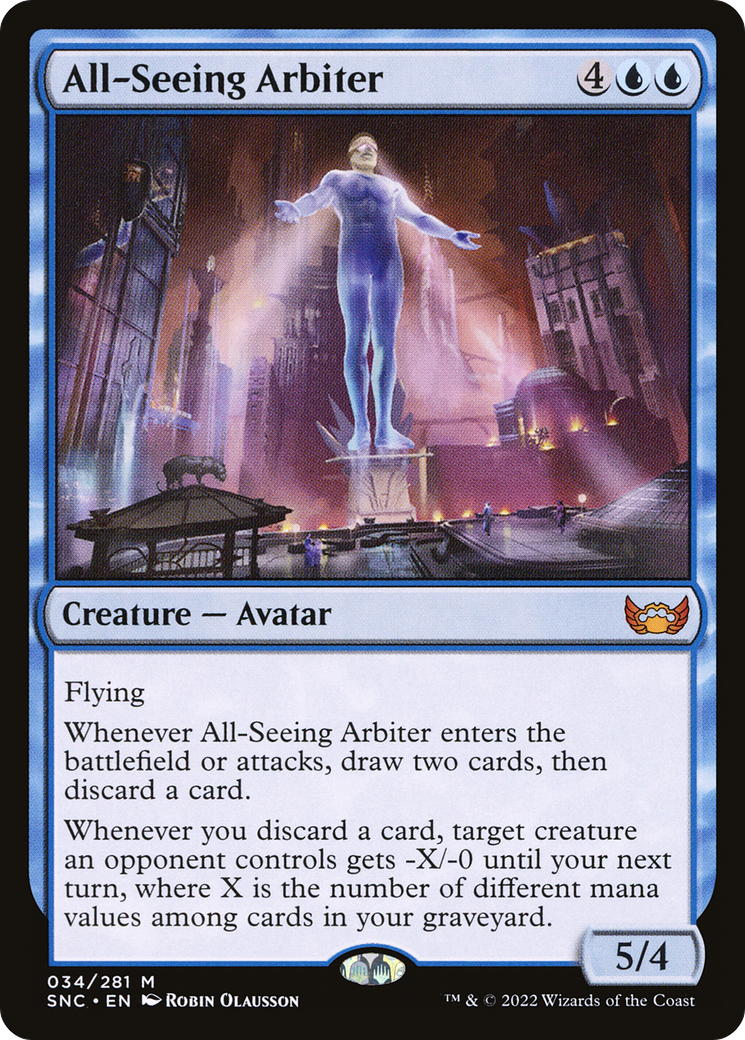 All-Seeing Arbiter (SNC-034)  Foil - Streets of New Capenna