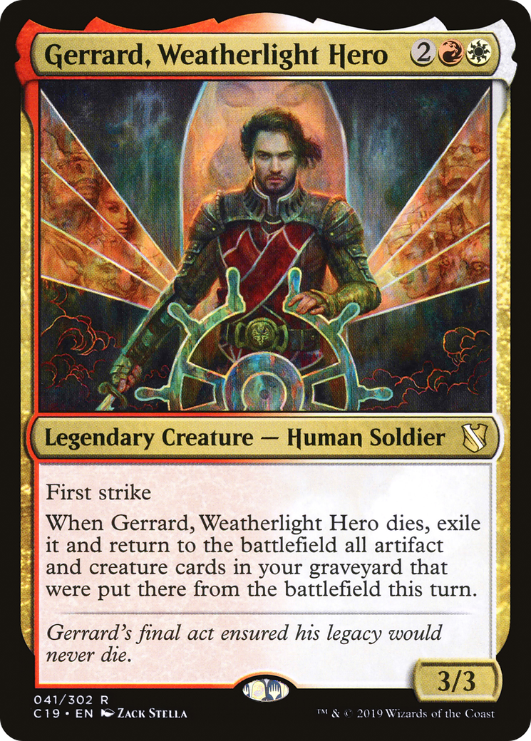 Gerrard, Weatherlight Hero (C19-041)  - Commander 2019