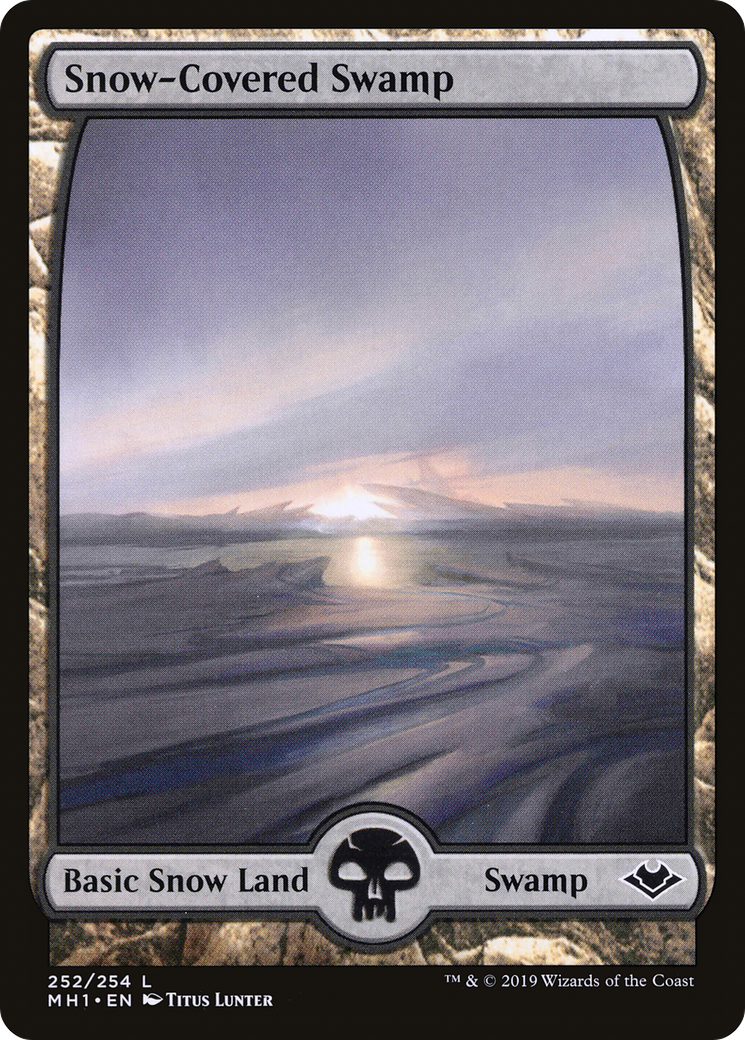 Snow-Covered Swamp (MH1-252)  Foil - Modern Horizons