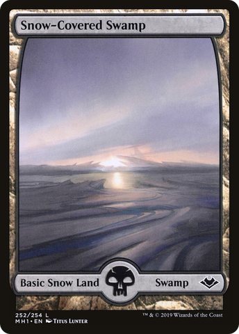 Snow-Covered Swamp (MH1-252)  Foil - Modern Horizons