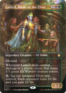 Lathril, Blade of the Elves (Borderless) (Mana Foil) (FDN-410)  Foil - Foundations