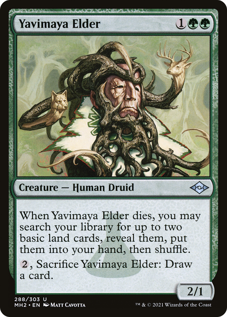 Yavimaya Elder (MH2-288) - Modern Horizons 2 Etched Foil