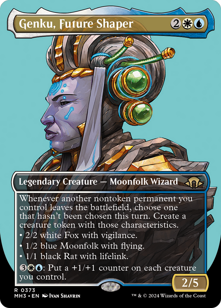 Genku, Future Shaper (Borderless) (MH3-373)  - Modern Horizons 3