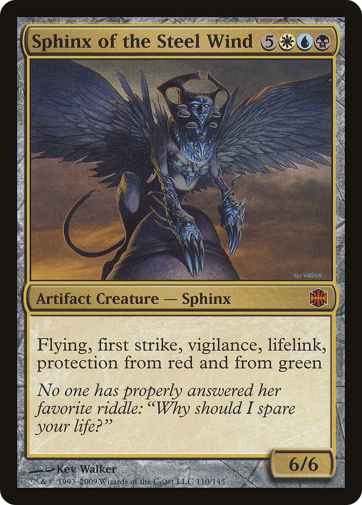 Sphinx of the Steel Wind (ARB-110)  Foil - Alara Reborn