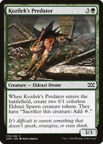 Kozilek's Predator (2XM-173)  Foil - Double Masters