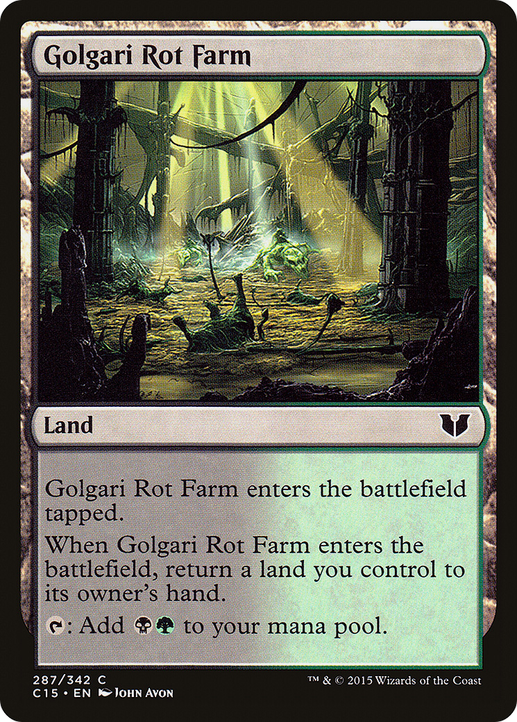 Golgari Rot Farm (C15-287)  - Commander 2015