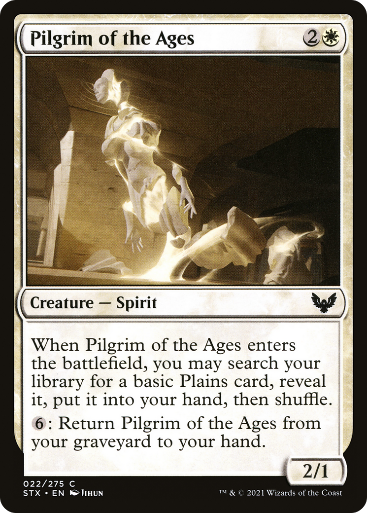 Pilgrim of the Ages (STX-022)  Foil - Strixhaven: School of Mages