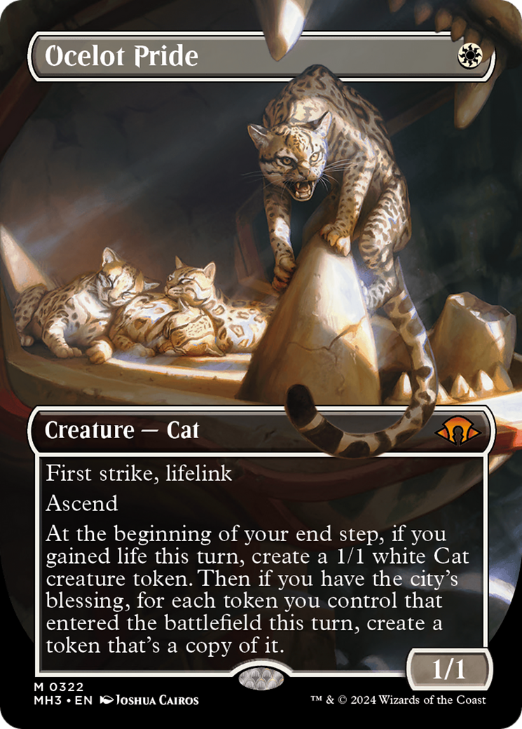 Ocelot Pride (Borderless) (MH3-322)  - Modern Horizons 3