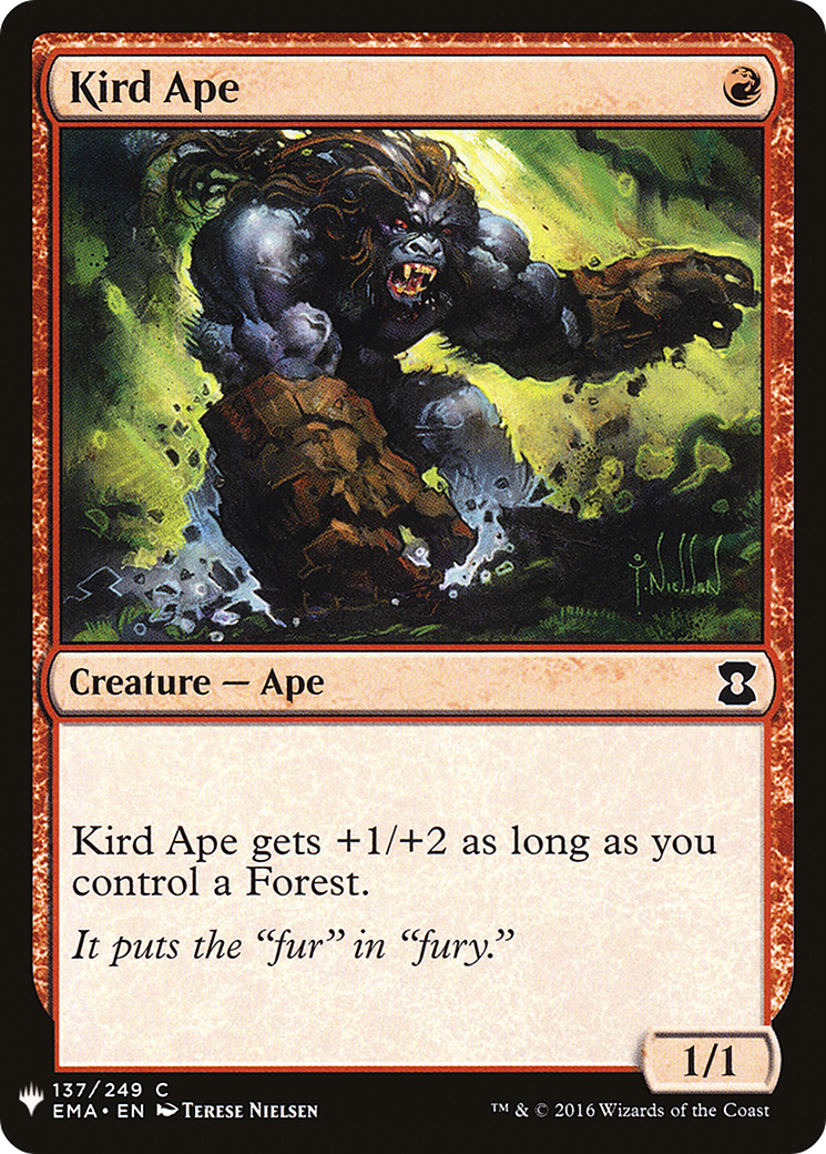 Kird Ape (LIST-EMA-137)  - The List
