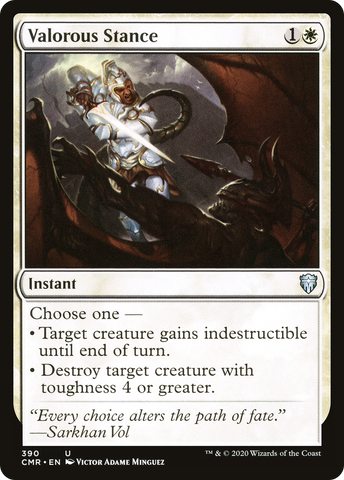 Valorous Stance (CMR-390)  - Commander Legends