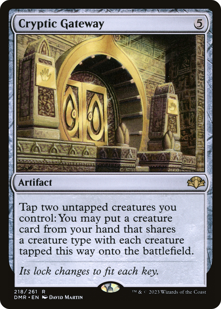 Cryptic Gateway (DMR-218)  - Dominaria Remastered