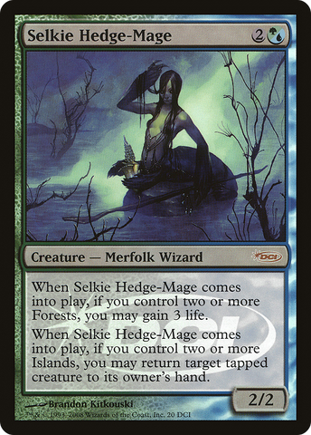 Selkie Hedge-Mage (WPN-020)  Foil - DCI Promos