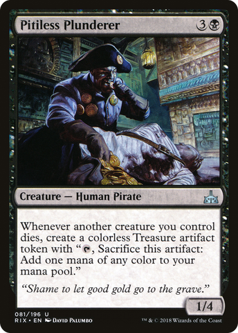 Pitiless Plunderer (RIX-081)  - Rivals of Ixalan