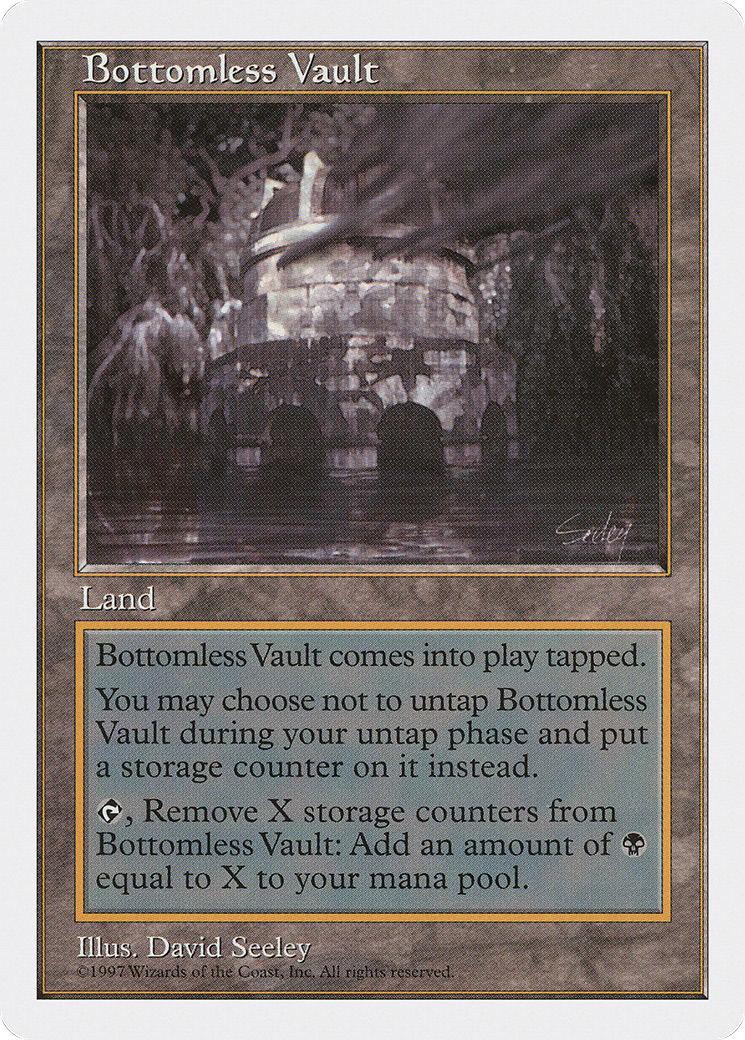 Bottomless Vault (5ED-411)  - Fifth Edition