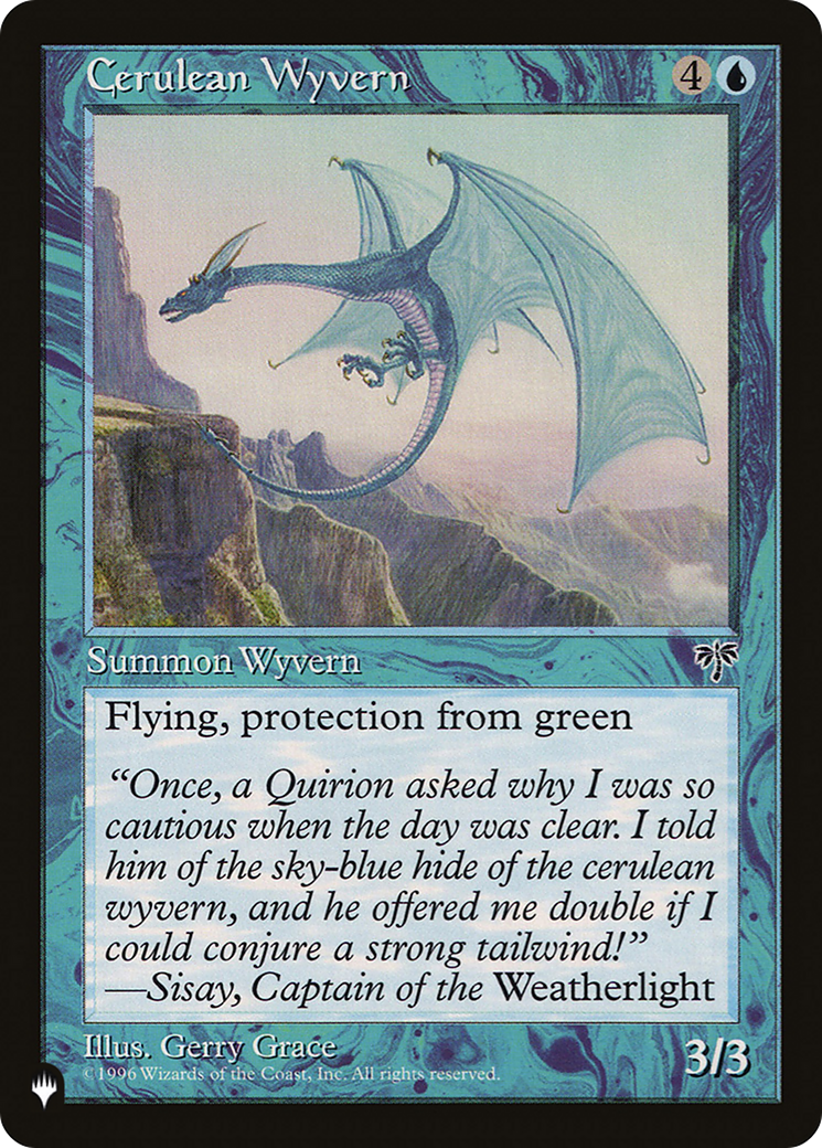 Cerulean Wyvern (LIST-MIR-57)  - The List