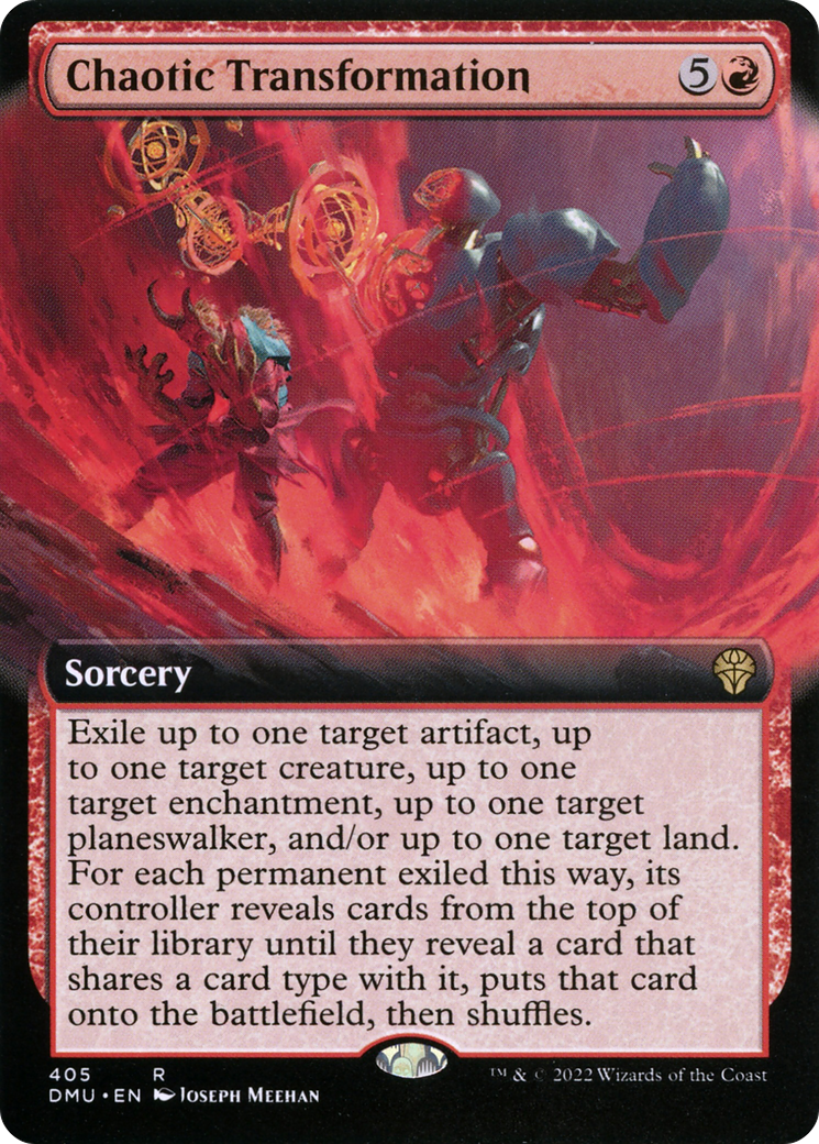 Chaotic Transformation (Extended Art) (DMU-405)  - Dominaria United: (Extended Art)