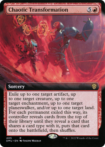Chaotic Transformation (Extended Art) (DMU-405)  Foil - Dominaria United: (Extended Art)