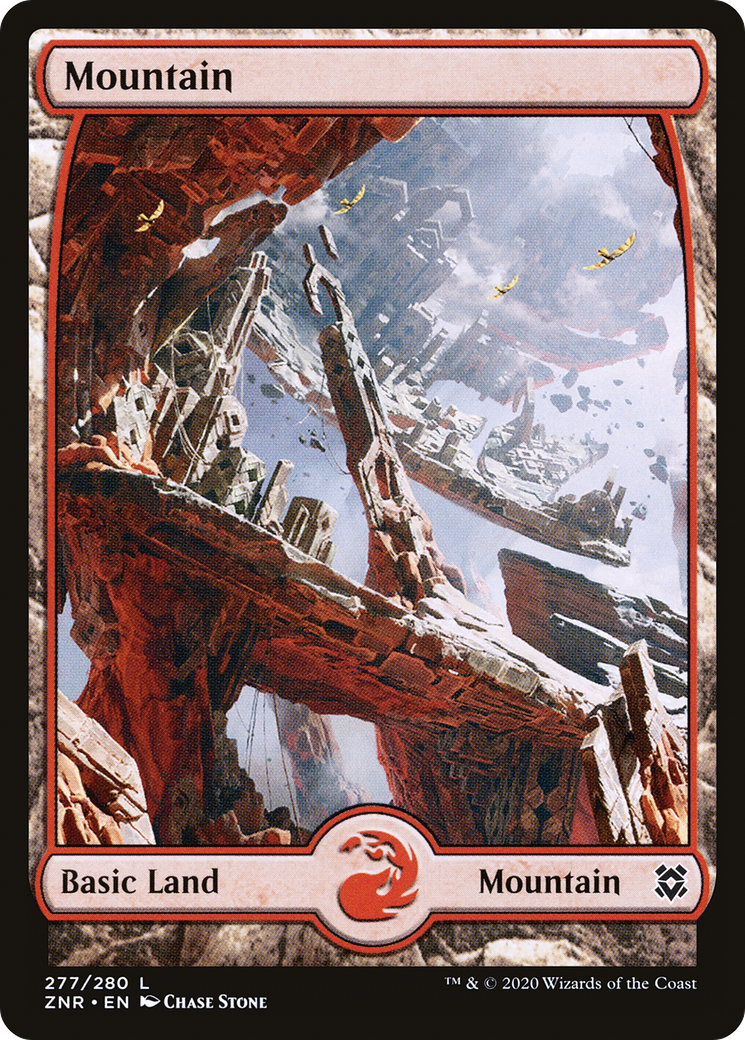 Mountain (277) - Full Art (ZNR-277)  - Zendikar Rising: (Full Art)