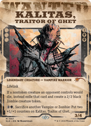 Kalitas, Traitor of Ghet (SLD-1687) - Secret Lair Drop: (Showcase) (Borderless) Foil