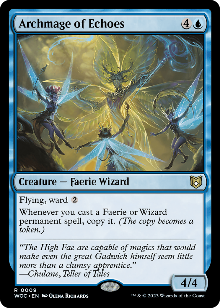 Archmage of Echoes (WOC-009)  - Wilds of Eldraine Commander