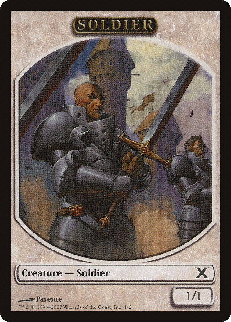 Soldier Token (10E-001)  - Tenth Edition Tokens