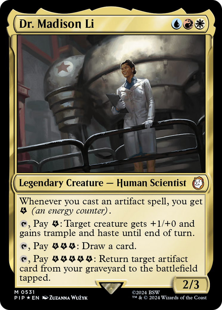 Dr. Madison Li (Surge Foil) (PIP-531)  Foil - Fallout