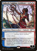 Saheeli, Sublime Artificer (Stained Glass) (SLD-534)  Foil - Secret Lair Drop