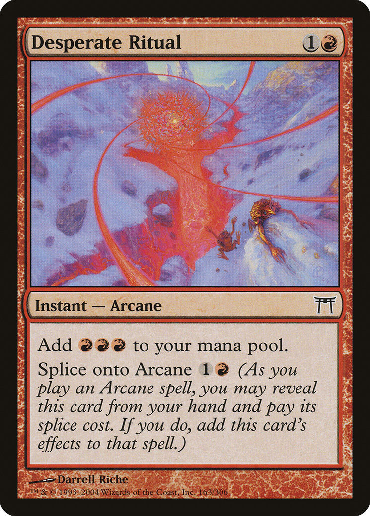 Desperate Ritual (CHK-163)  Foil - Champions of Kamigawa