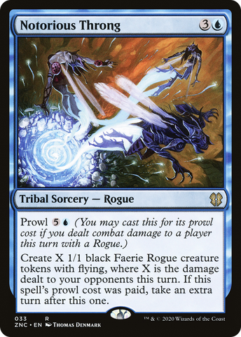 Notorious Throng (ZNC-033)  - Zendikar Rising Commander