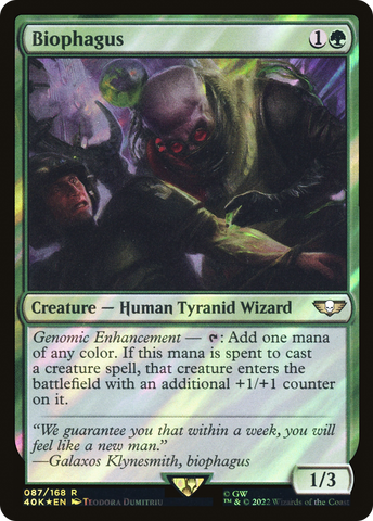 Biophagus (Surge Foil) (40K-087)  Foil - Warhammer 40,000 Commander