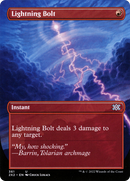Lightning Bolt (Borderless) (2X2-361)  - Double Masters 2022