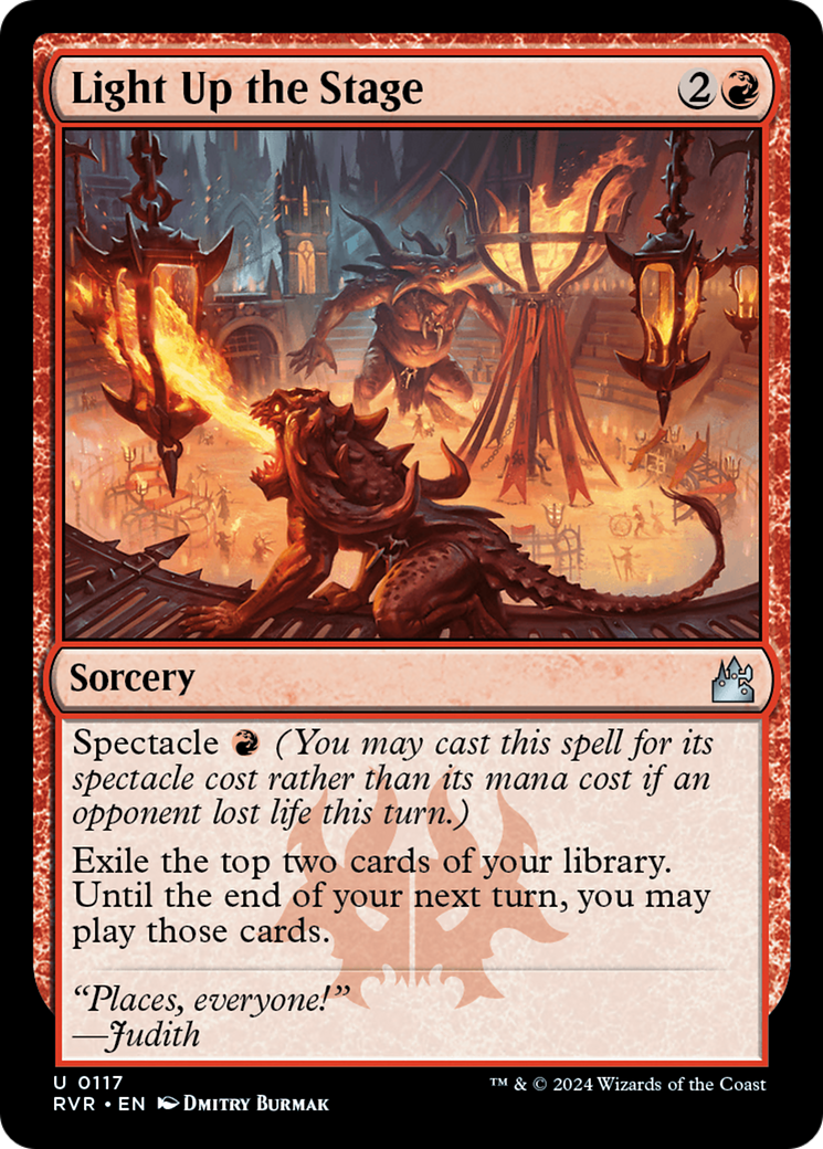 Light Up the Stage (RVR-117)  Foil - Ravnica Remastered