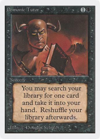 Demonic Tutor (2ED-)  - Unlimited Edition